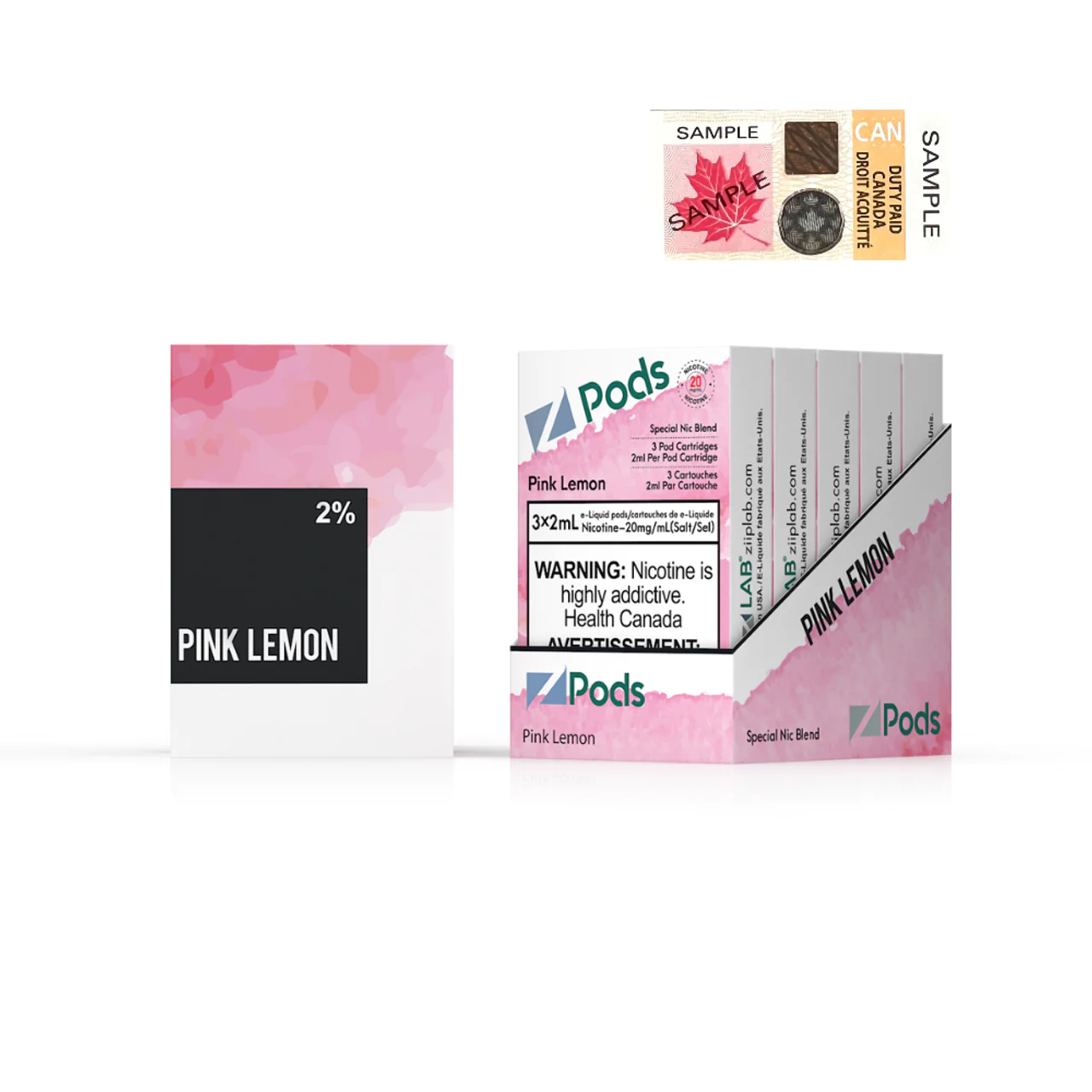 Zpods STLTH Compatible - Pink Lemon