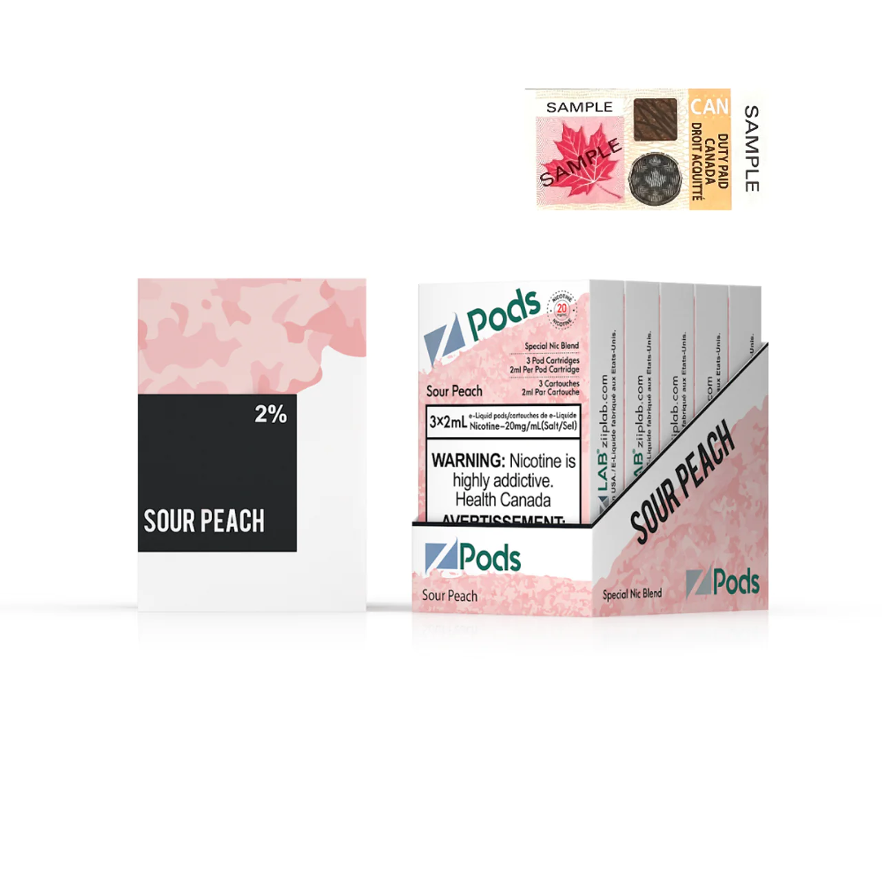 Zpods STLTH Compatible - Sour Peach