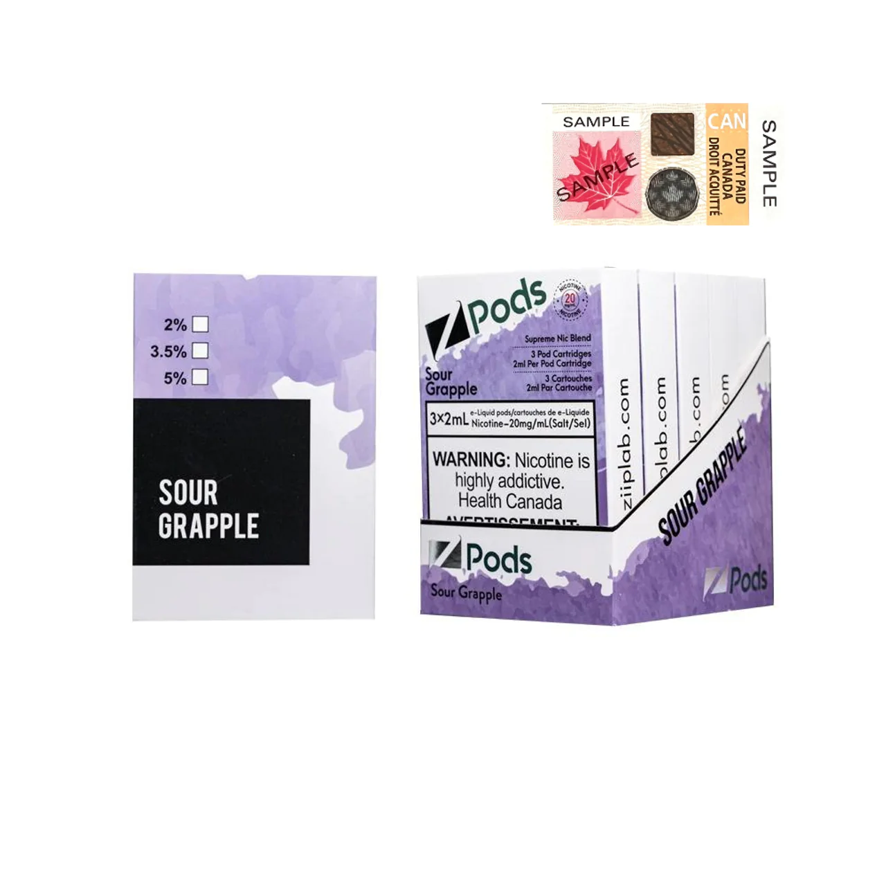 Z pods STLTH Compatible - Sour Grapple