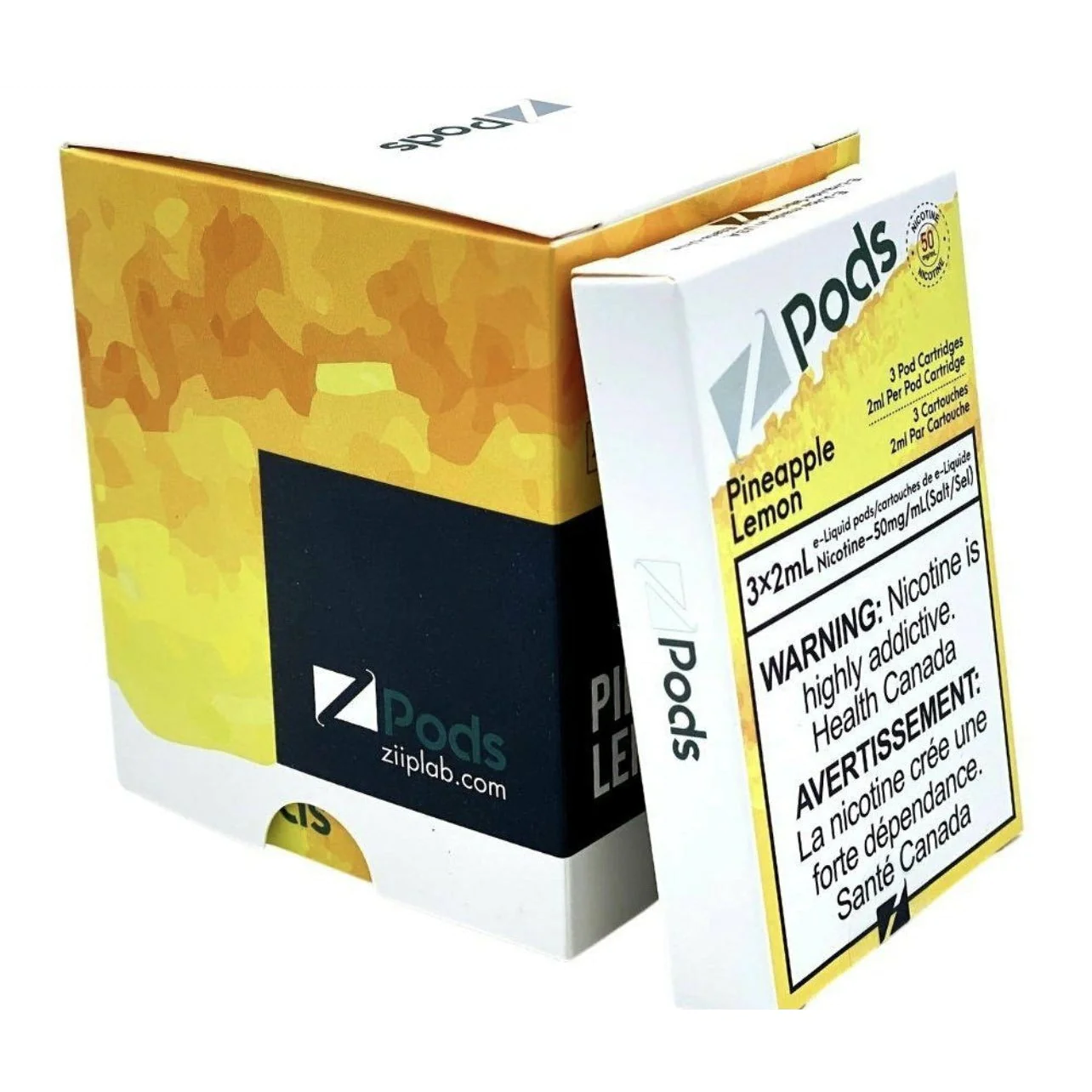 Zpods Stlth Compatible Pineapple Lemon - 50 MG Synthetic Nicotine
