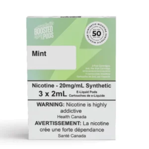 Boosted pods STLTH Compatible - Mint - 50MG HIT - Synthetic Nicotine