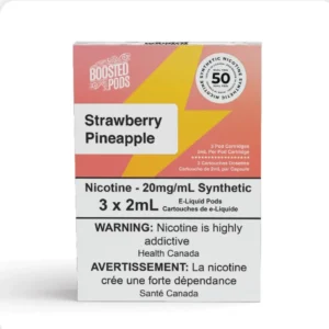 Boosted pods STLTH Compatible - Strawberry Pineapple- 50MG HIT - Synthetic Nicotine