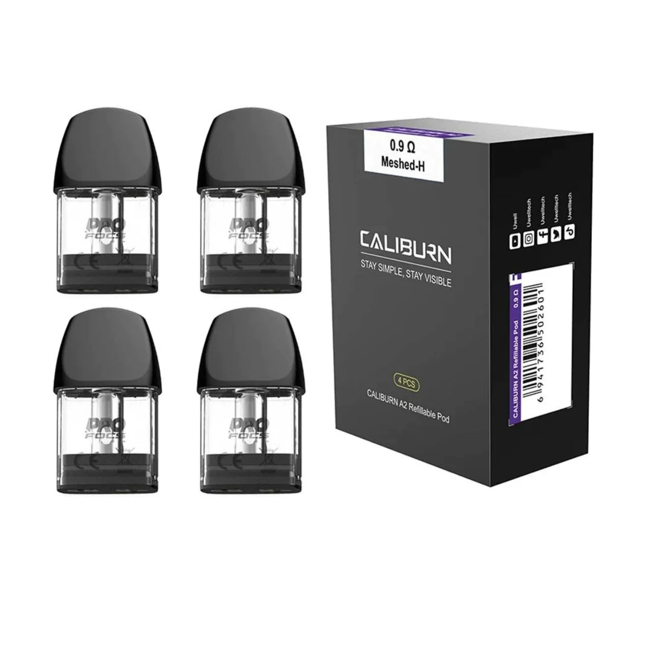 Uwell Caliburn A2/AK2 Replacement Pods 4/Pack