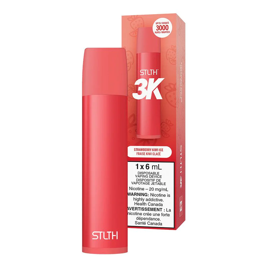 STLTH 3K Disposable Vape - Strawberry Kiwi Ice - 3000 Puffs