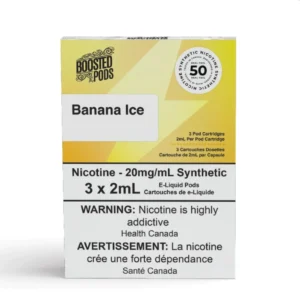Stlth Boosted pods - Banana Ice - 50MG HIT - Synthetic Nicotine