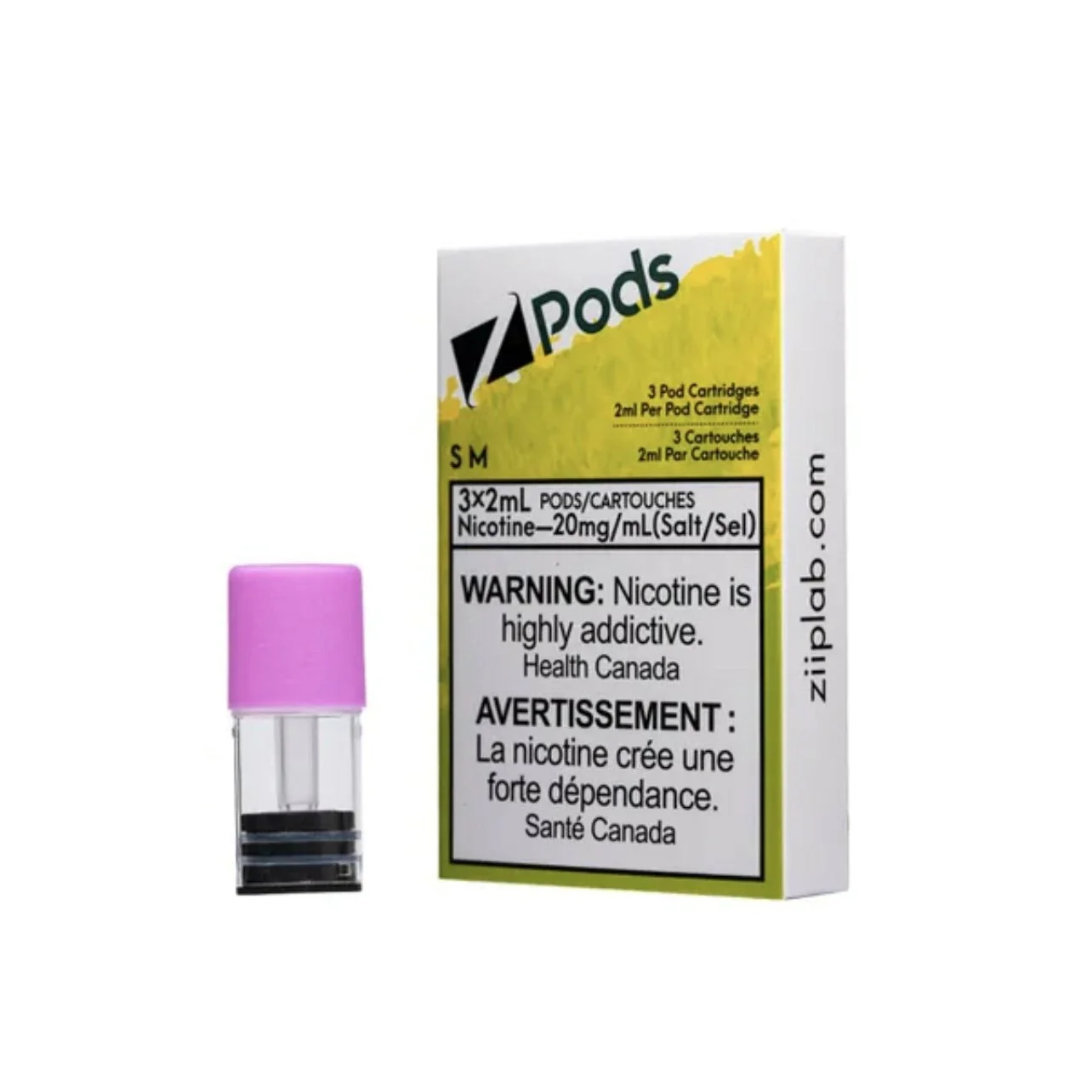 Zpods STLTH Compatible -SM (Sour Mouth) - 50 MG Synthetic Nicotine