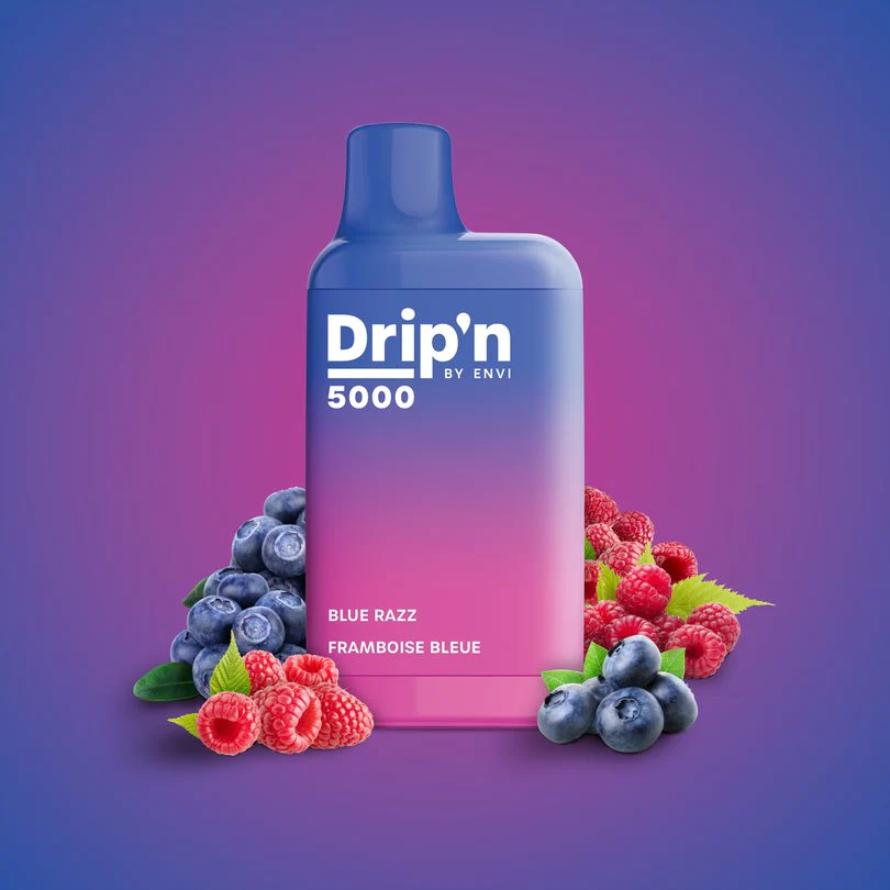 Drip'n by Envi Blue Razz Disposable Vape