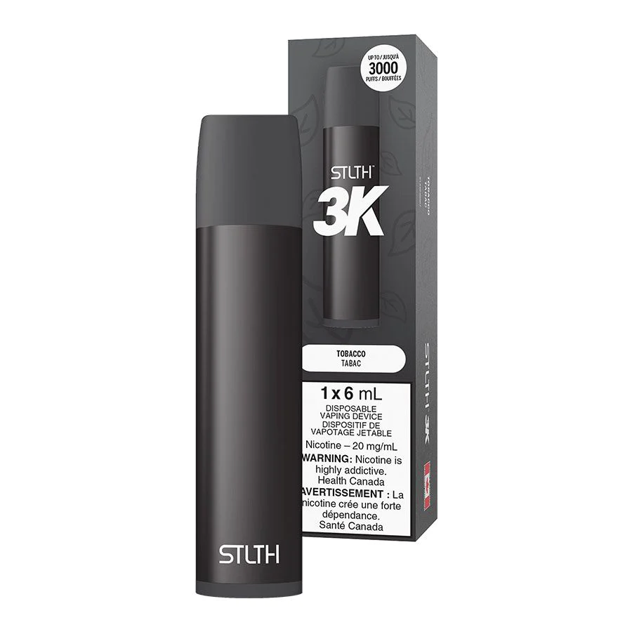 STLTH 3K Disposable Vape - Tobacco - 3000 Puffs
