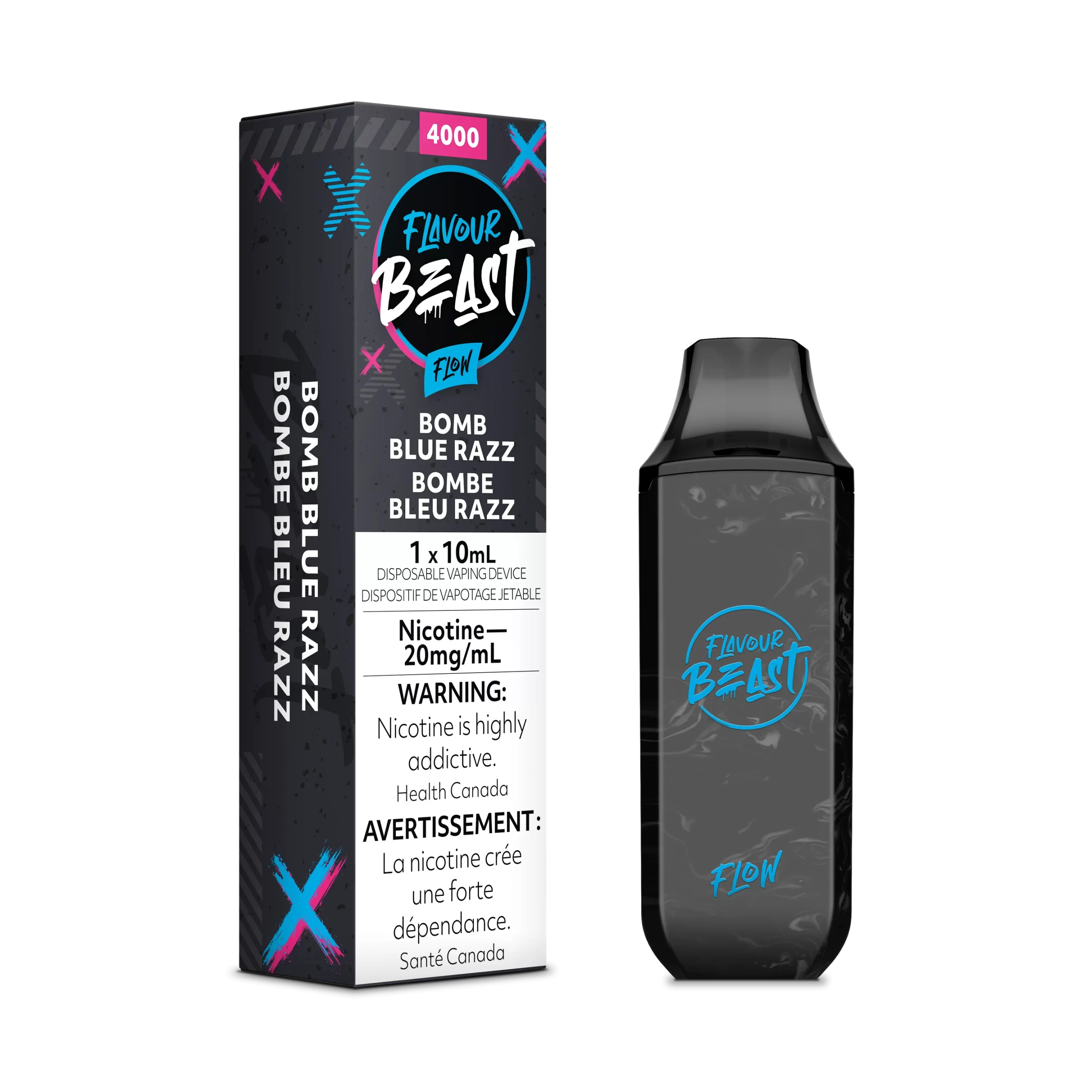 Flavour Beast Flow Rechargeable Disposable 4000 Puffs - Bomb Blue Razz