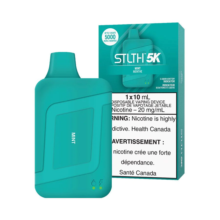 STLTH 5K Disposable Vape - Rechargeable - Mint - 5000 Puffs
