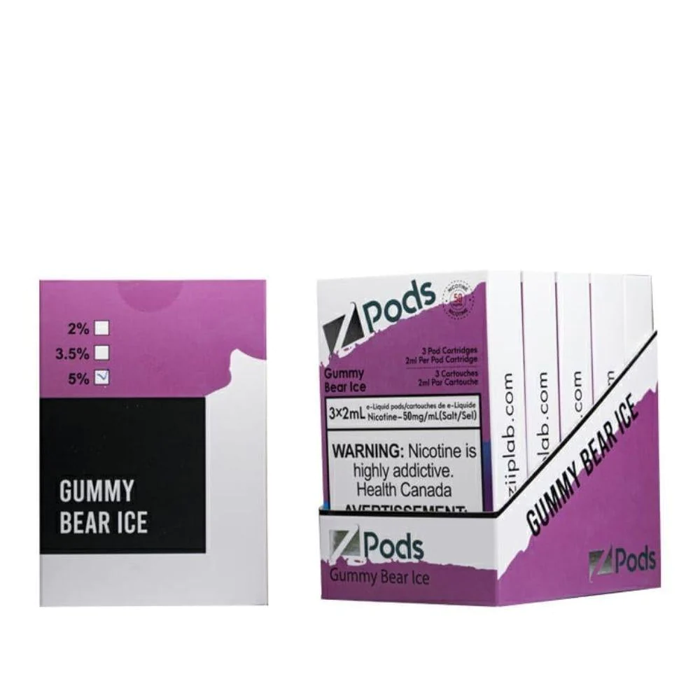 Zpods STLTH Compatible - Gummy Bear Ice - 50 MG Synthetic Nicotine