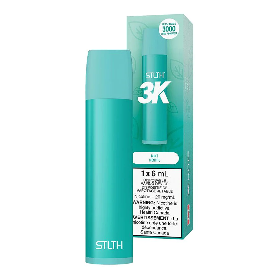 STLTH 3K Disposable Vape - Mint - 3000 Puffs