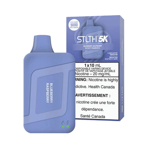 STLTH 5K Disposable Vape - Rechargeable - Blueberry Raspberry- 5000 Puffs