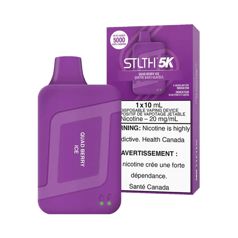 STLTH 5K Disposable Vape - Rechargeable - Quad Berry Ice - 5000 Puffs