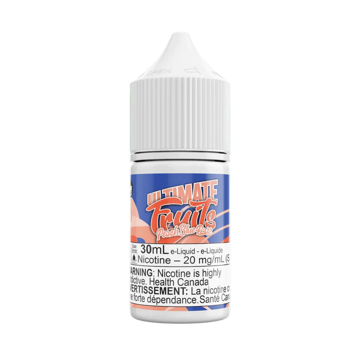 Peach Blue Razz By Ultimate Fruits Salt