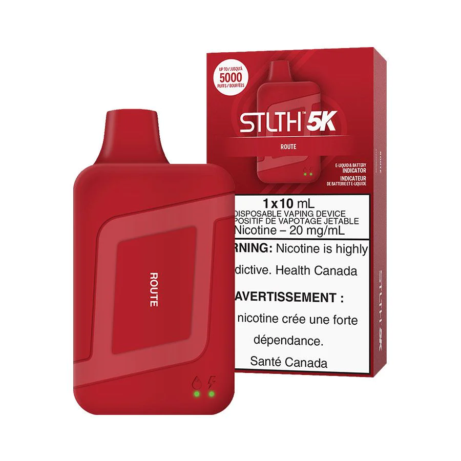 STLTH 5K Disposable Vape - Rechargeable - Route- 5000 Puffs