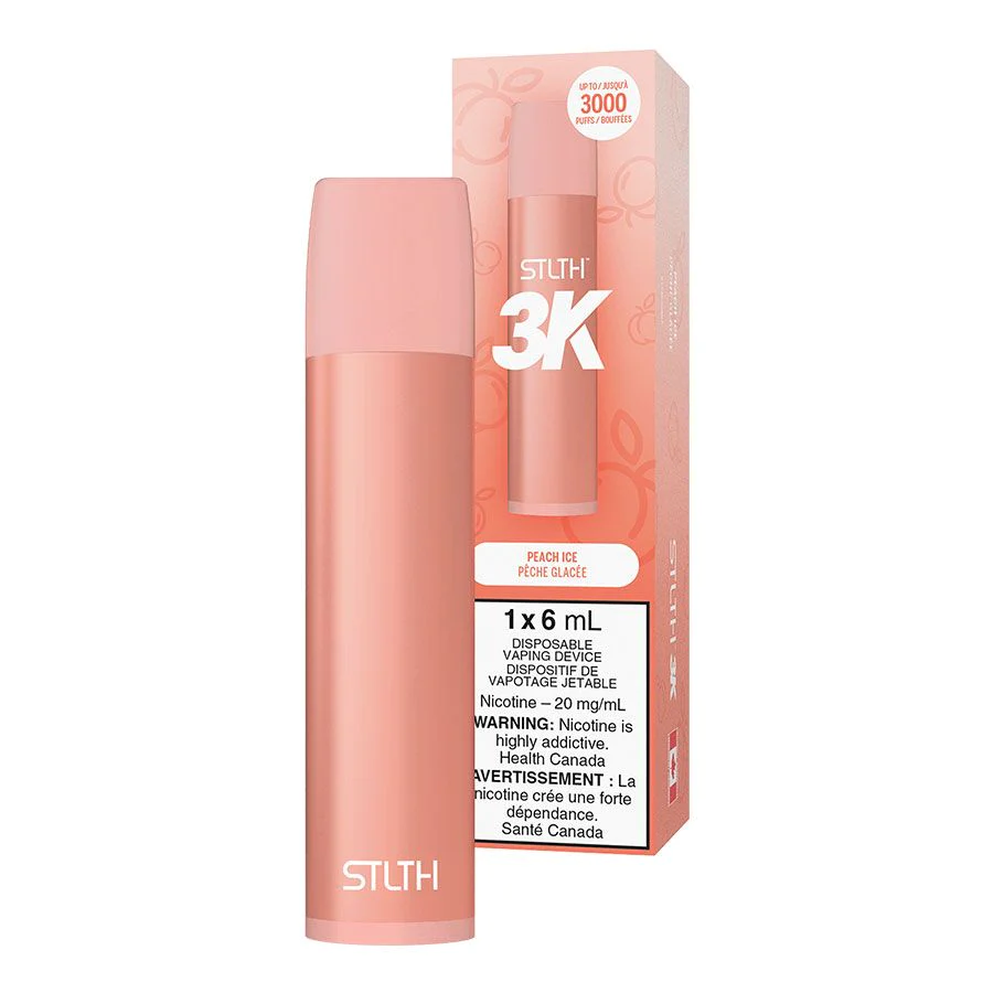 STLTH 3K Disposable Vape - Peach Ice - 3000 Puffs