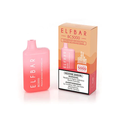 ELF BAR BC5000 Disposable Vape - Peach Mango Watermelon