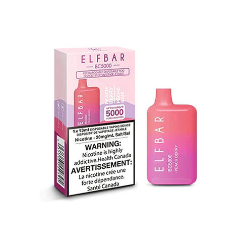 ELF BAR BC5000 Disposable Vape - Peach Berry