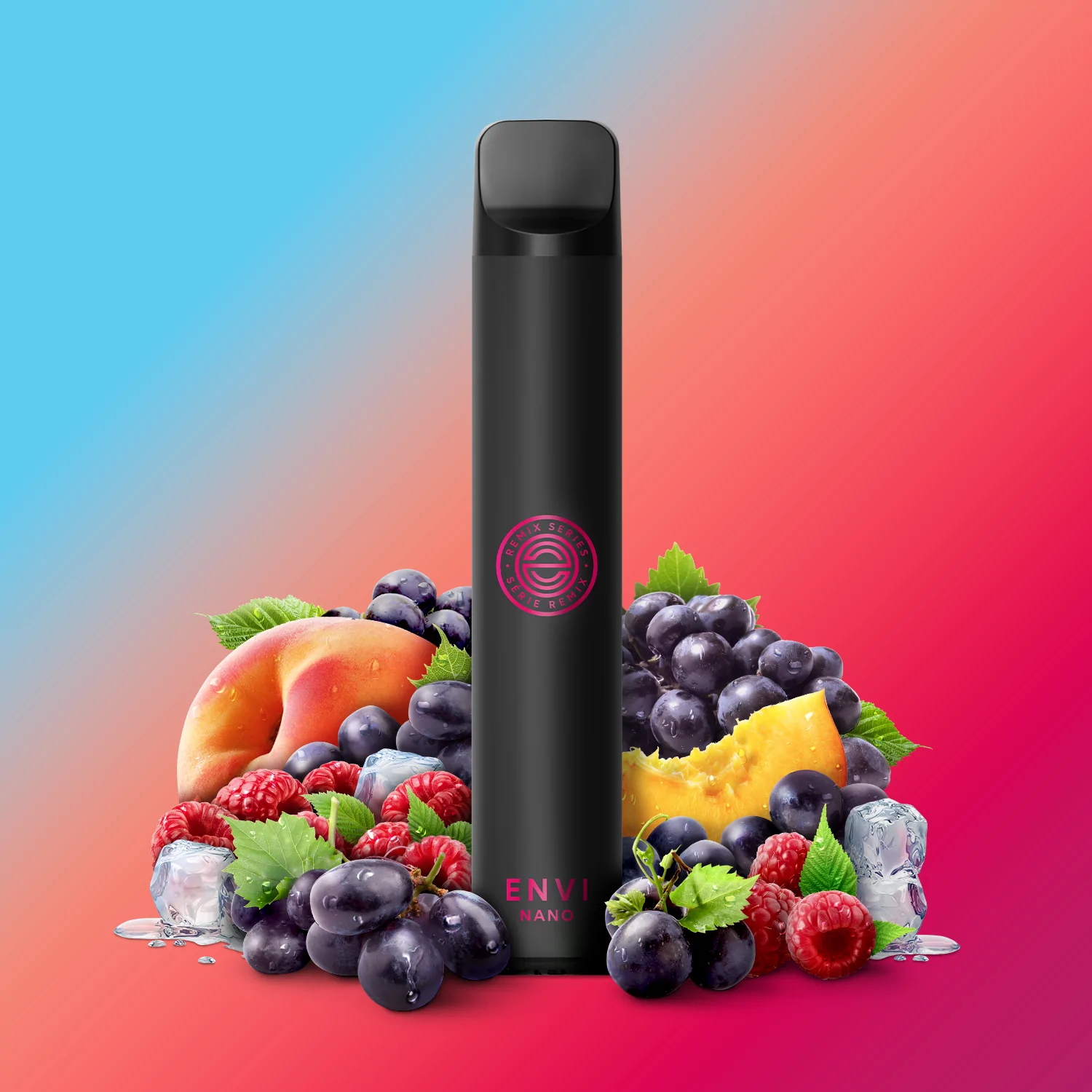 Envi Nano Grape Raspberry Peach Ice