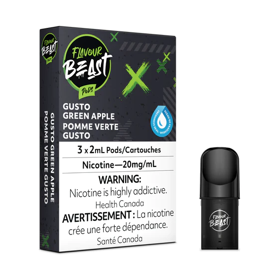 Flavour Beast Pods - STLTH Compatible - Gusto Green Apple