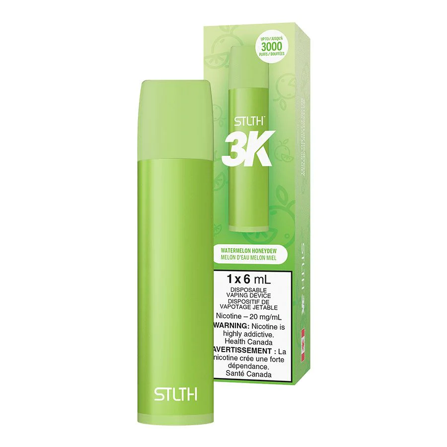 STLTH 3K Disposable Vape - Watermelon Honeydew - 3000 Puffs
