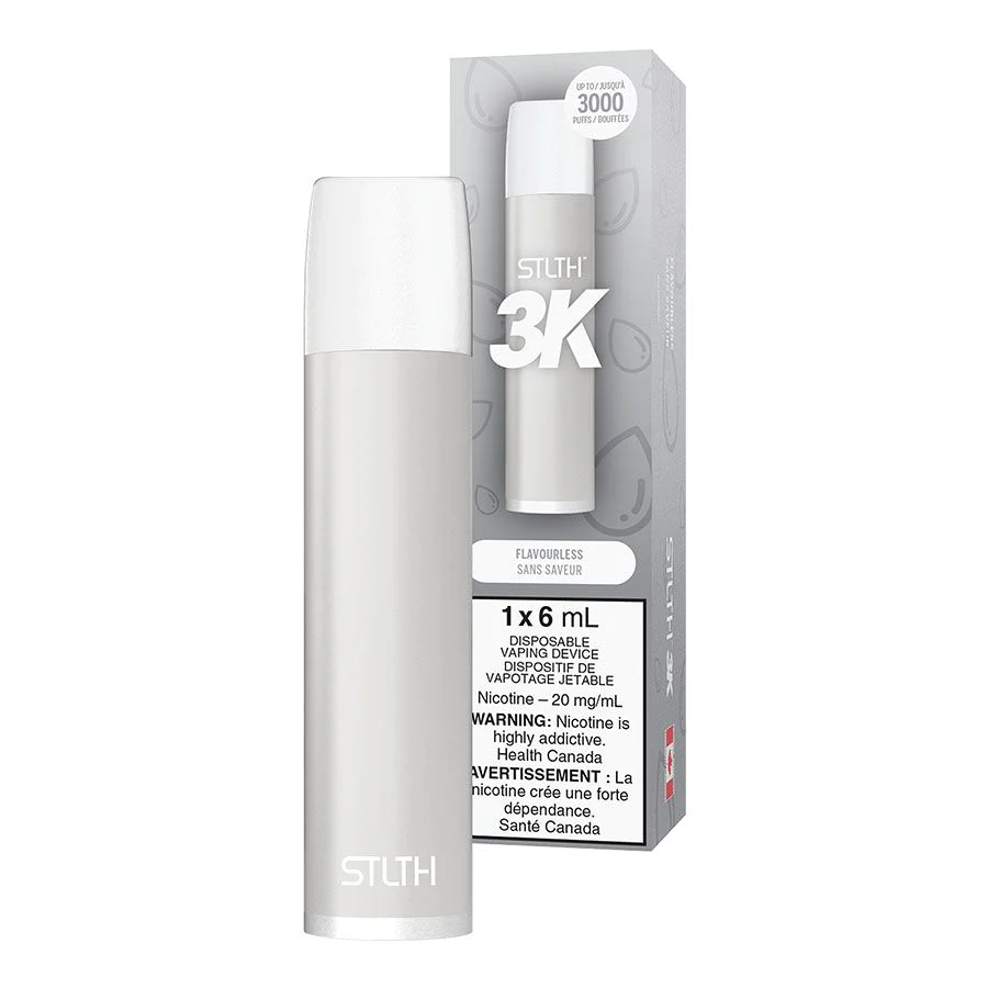 STLTH 3K Disposable Vape - Flavourless - 3000 Puffs